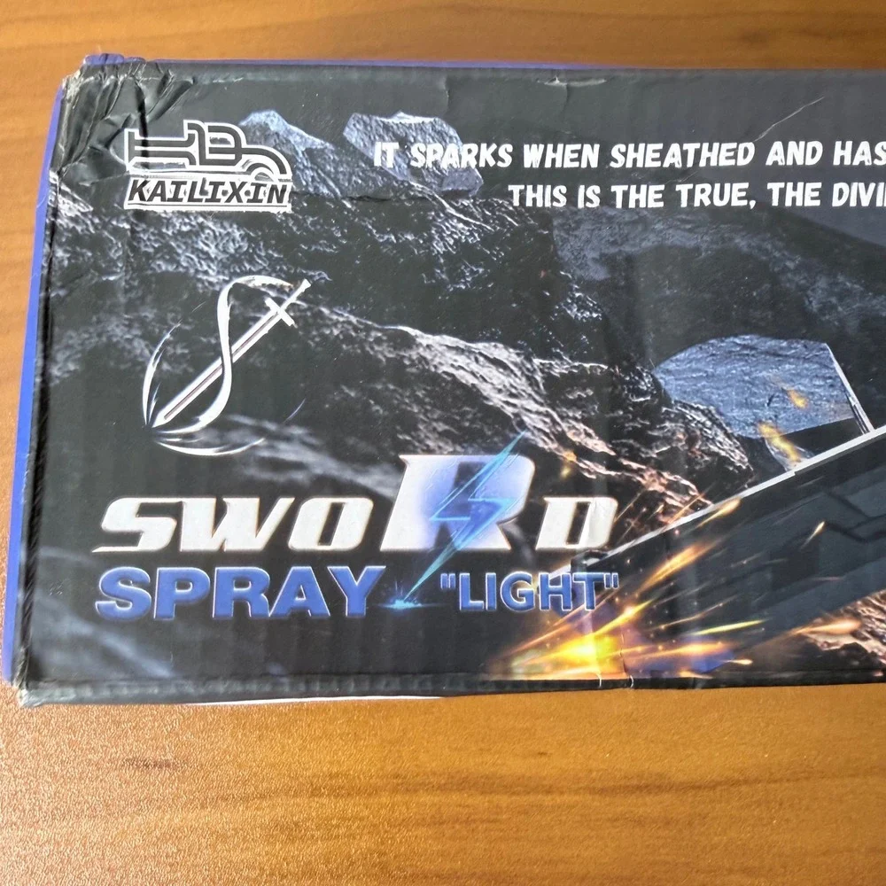 Kailixin Sword Spray Light Electronic Toy with Sound‎ Effects and Water Mist New
